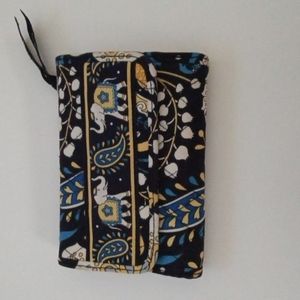 Vera Bradley Wallet black/blue/yellow/white